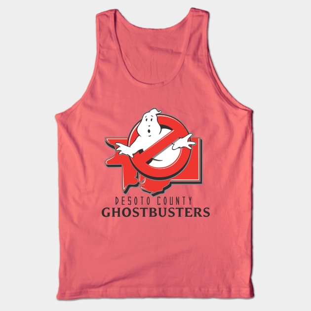 Desoto County Ghostbuters_Main Logo (Dark Lettering) Tank Top by Cabin_13